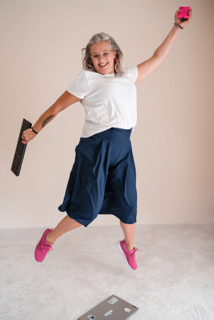 Nadja Gsenger Sprung in die Luft